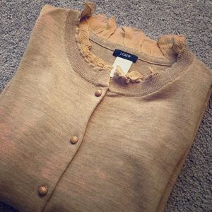 J.Crew Tartine Ruffle Cardigan